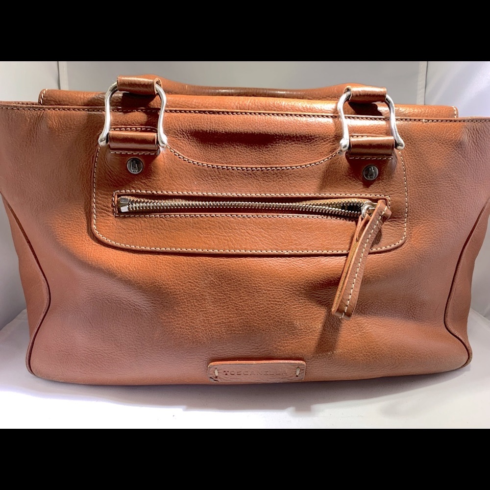 Tuscanella Orange leather purse
